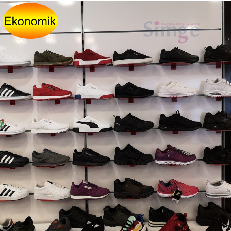 Channel Insert Shoe Rack, Metal Shoe Rack