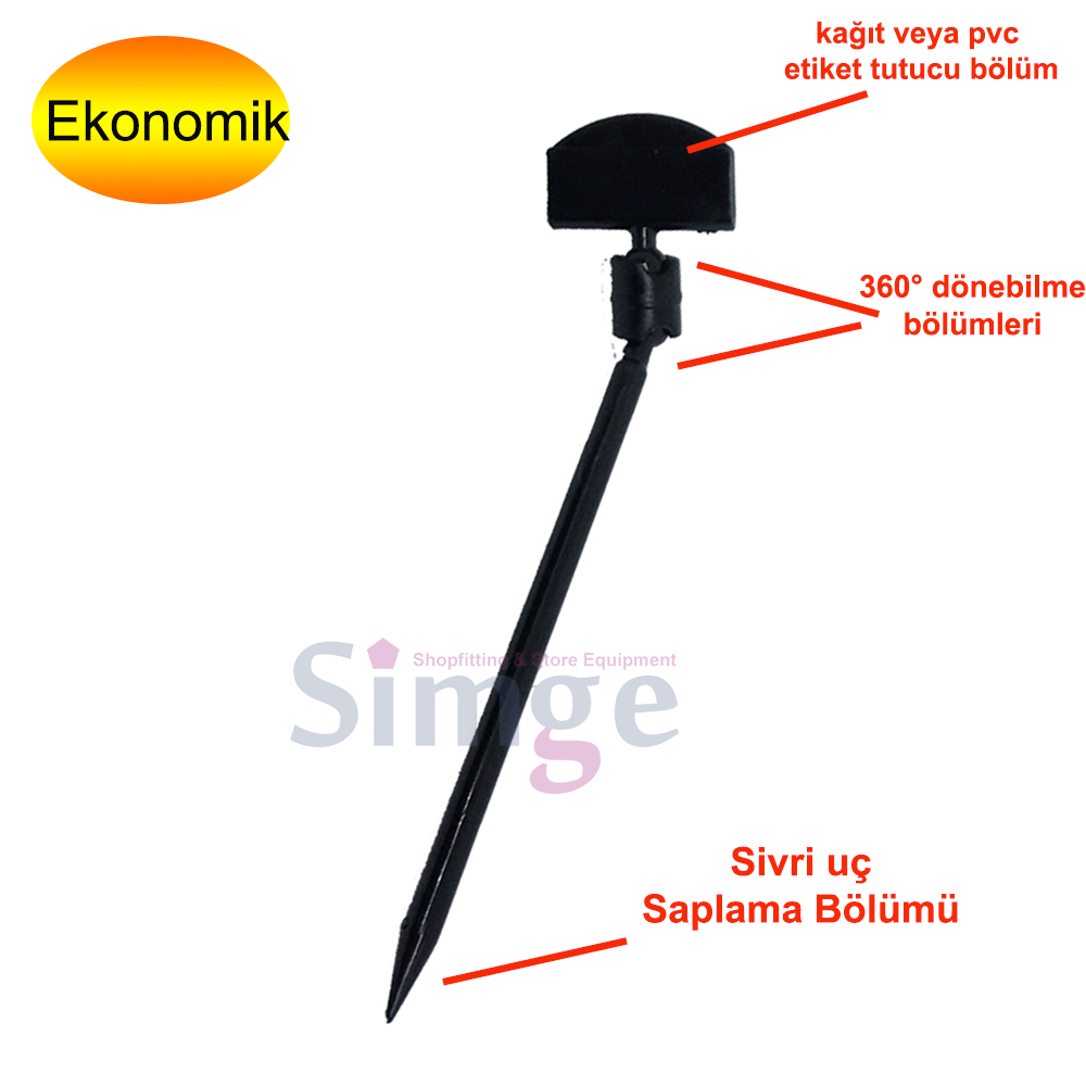 Nuts and Pulses Label Holder with Stud