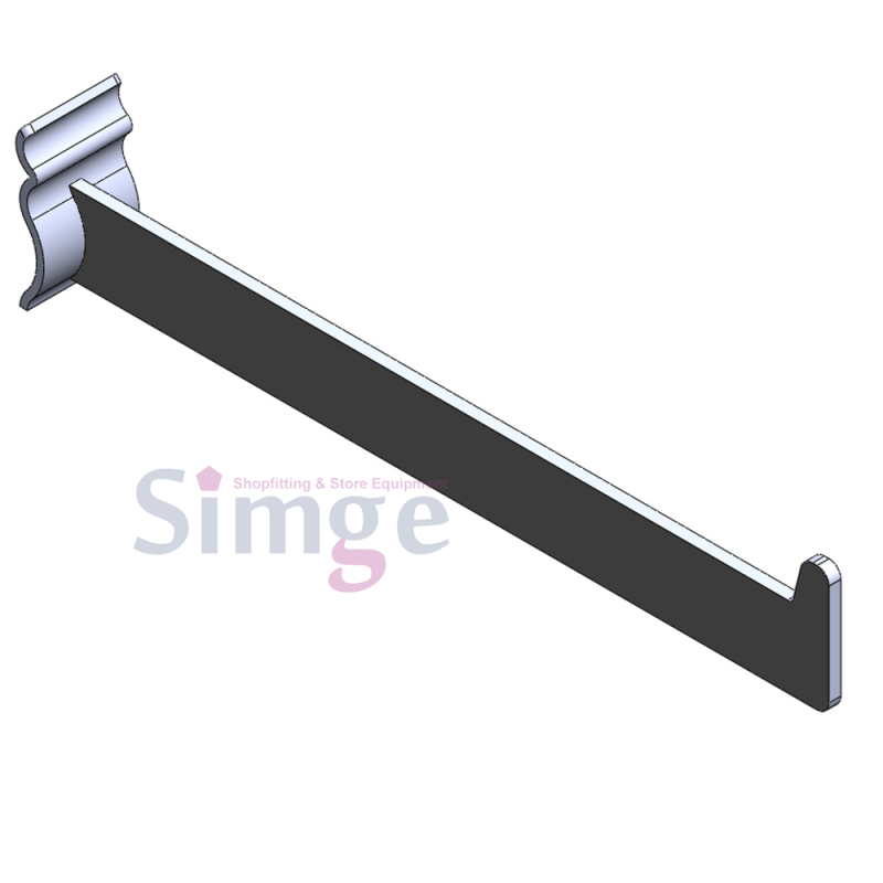 Wavy Aluminum Flat Cane Hanger Handle