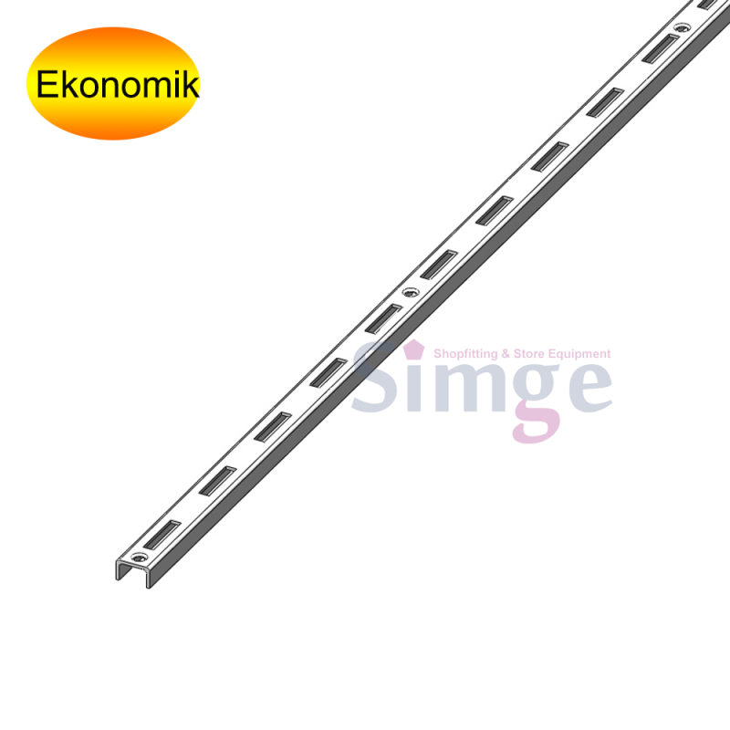 Single Rack Post White