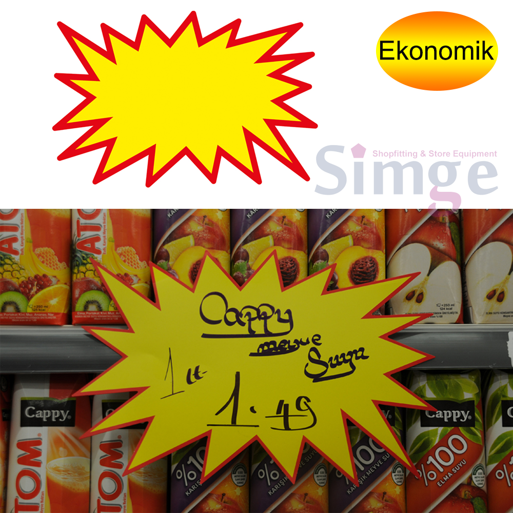 Star Label Large Size, Discount Price Label Holder