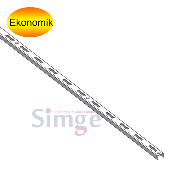 Single Rack Post White