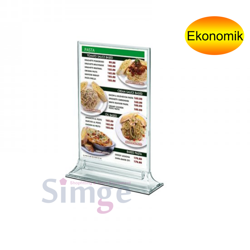 Menu Holder for Restaurants, Cafes and Bars