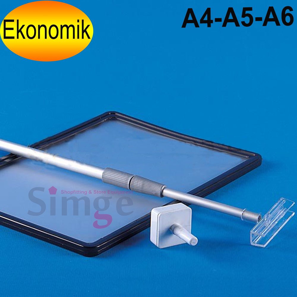 Price Holder, Tubular Magnet, Stand Top Plastic Label Holder