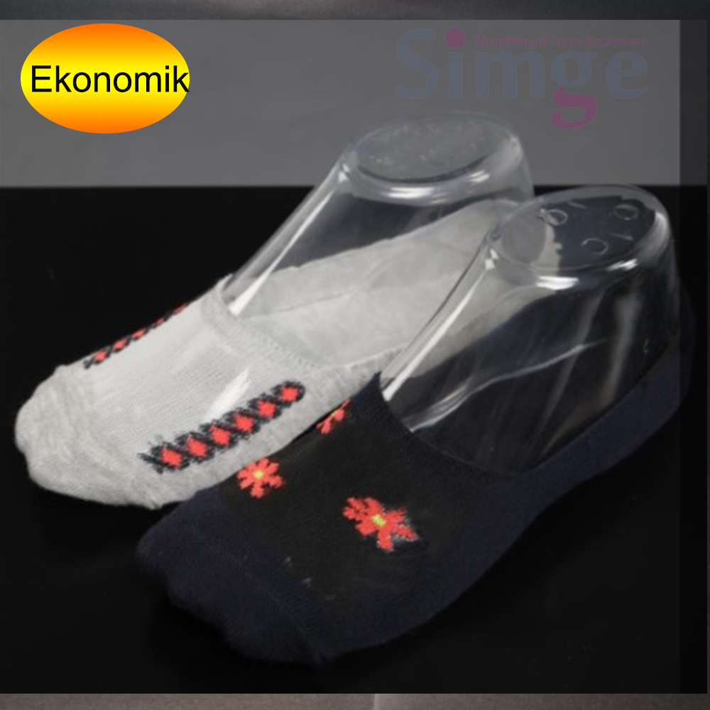 Socket Sock Mini Transparent Sock Mannequin Foot