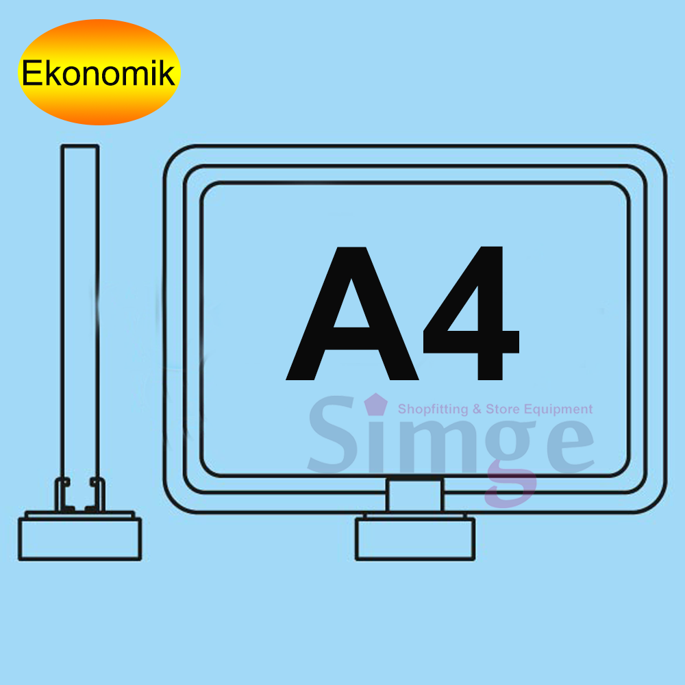 A4 Frame Leaflet Holder with Magnet Holder