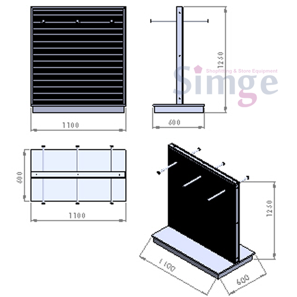 I Paneling Store Hanger Stand