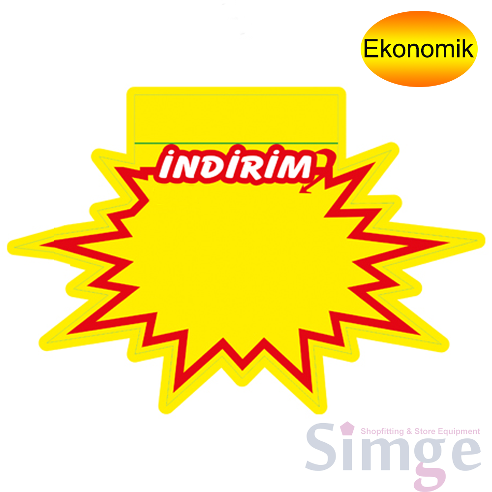 Star Label Holder, Shelf Front