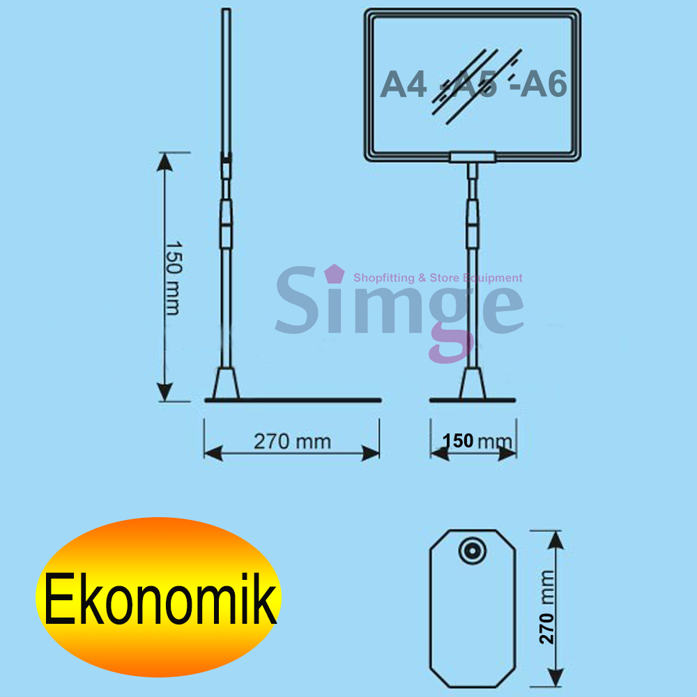 Price Banner Plastic Frames Duck Feet