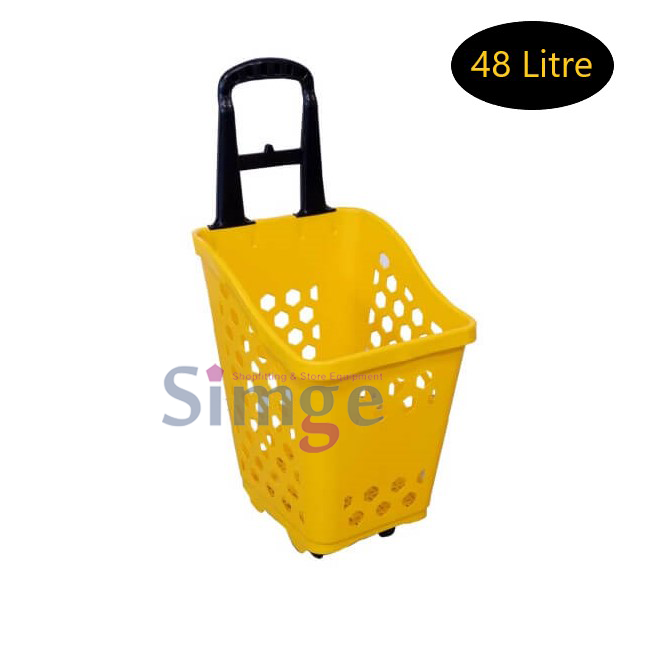 Wheeled Market Hand Cart 48 Liters