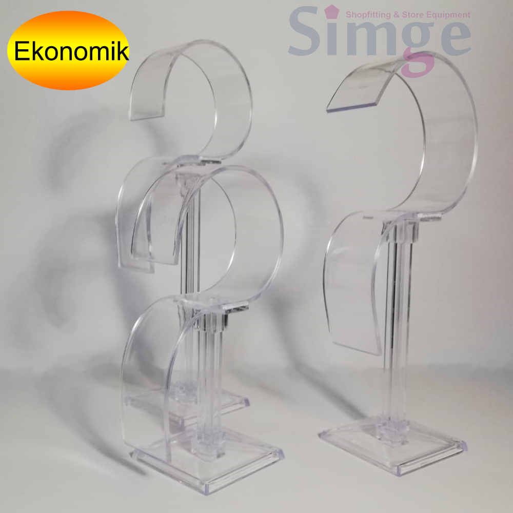 Belt Display Stand Triple Plastic