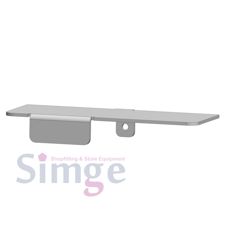 Shoe Store Shelf That Can Be Screwed to the Wall and Chipboard