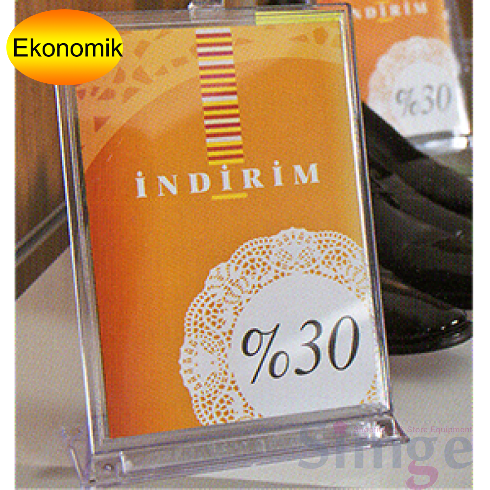 A5 Curved Promotional Leaflet, Price Holder