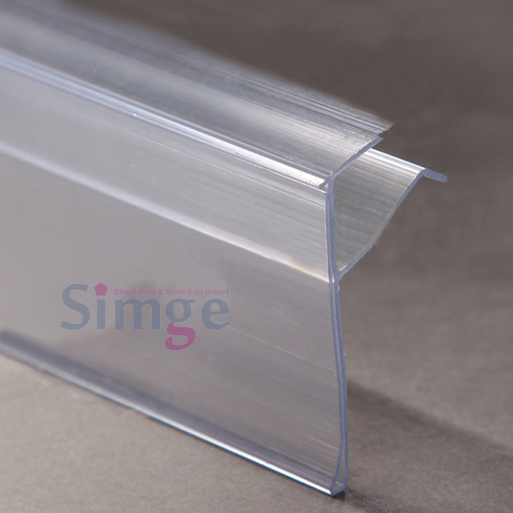 Glass Shelf Label Holder