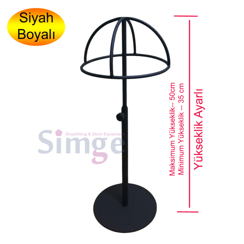 Height Adjustable Single Hat Holder