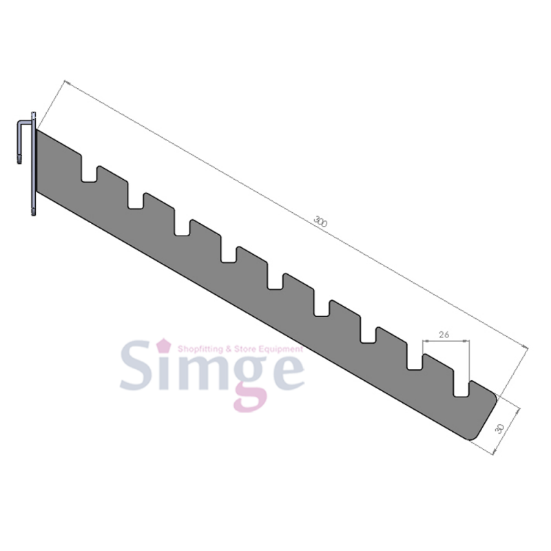 Wire Snap Inclined Cane Hanger