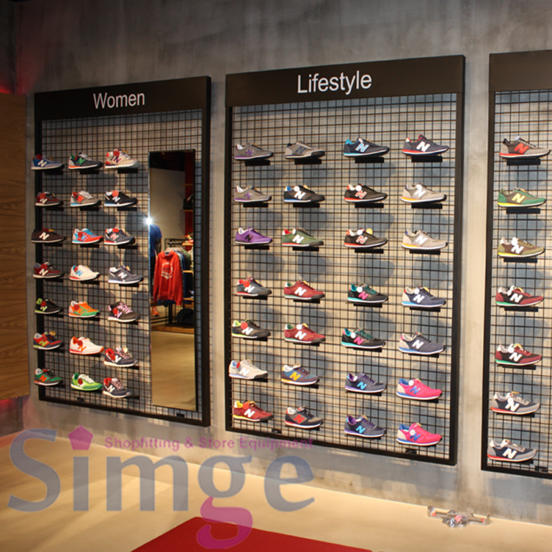 Grid Grid Panel Shelf Systems Shoe Rack