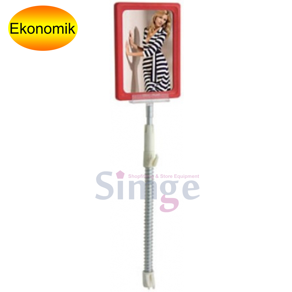 Spring Loaded Label Frame Holder