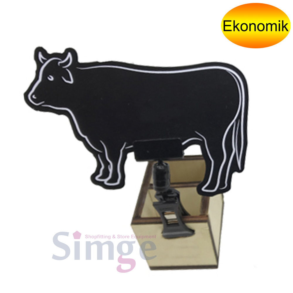 Latched Price Tag Holder with Animal Figure