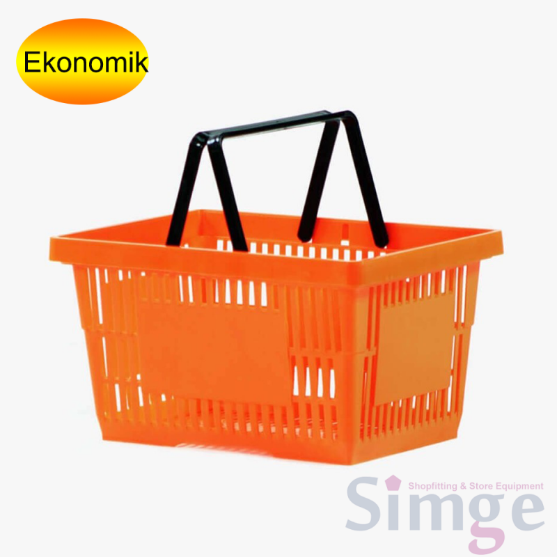 Plastic Market Product Carrying Hand Basket
