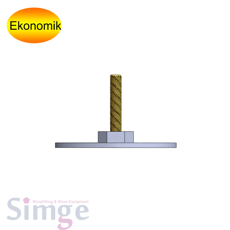 Profile Post Floor and Ceiling Bracket
