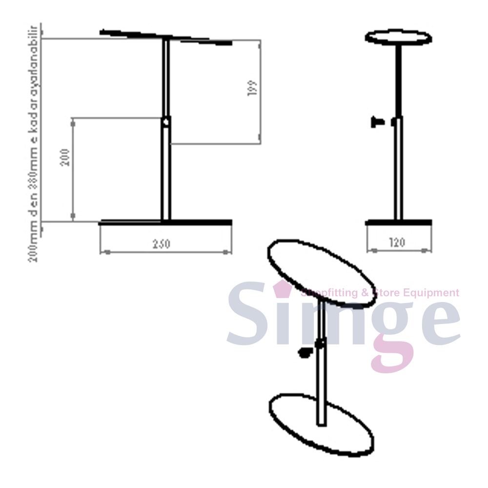 Height Adjustable Shoe Rack