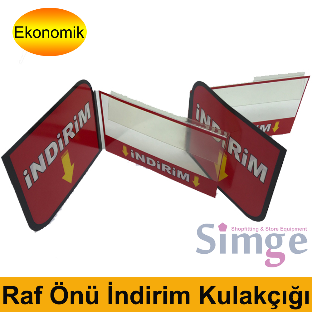 Pvc Tab Shelf Discount Tab PVC Shelf Front Warning Tab