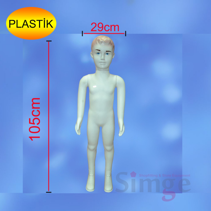 Boy Boy Showcase Mannequin 3 - 4 Years Old
