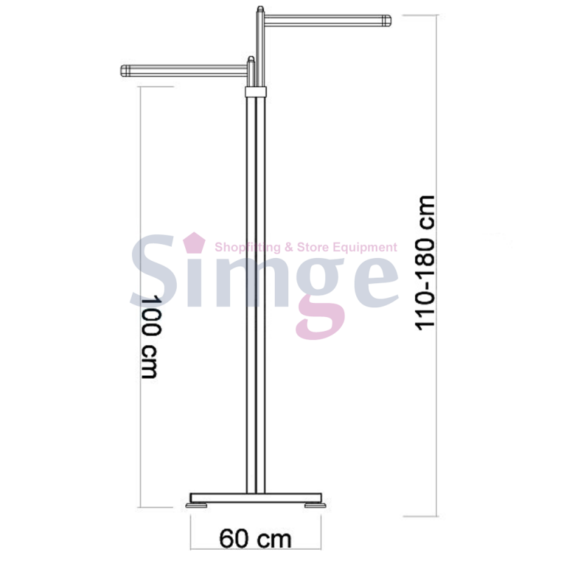 Double Sided Hanger Stand
