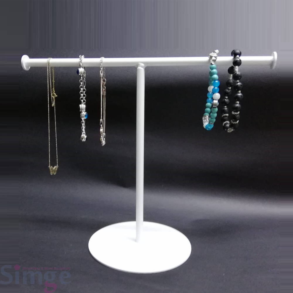 Jewelry Hanger Stand, White