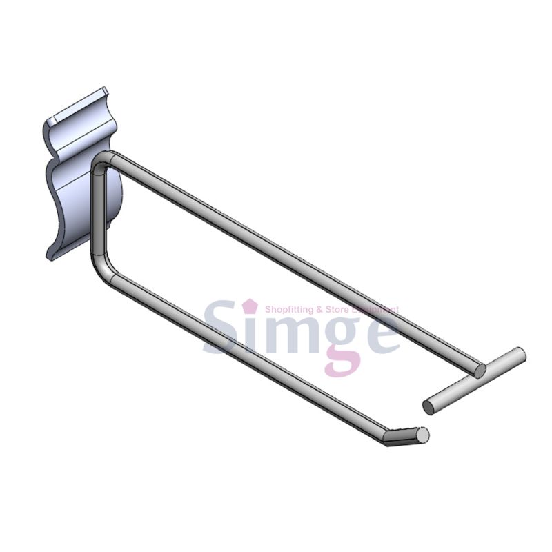 Wire Suspension Rod With Wavy Aluminum Label