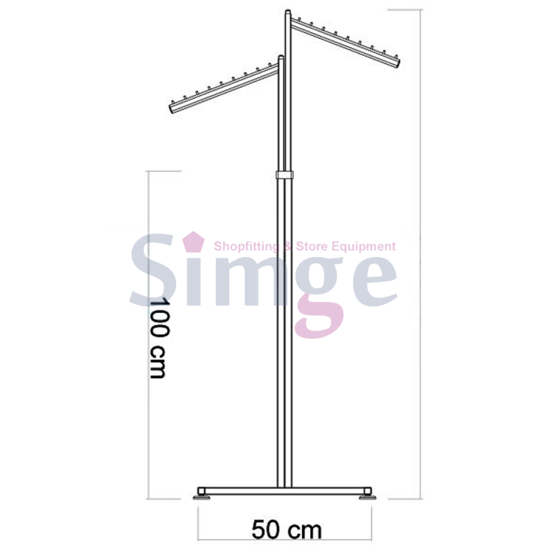2 Arm Hanger Stand