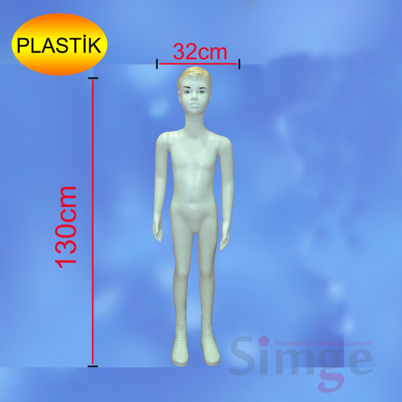 Plastic Child Lifeless Mannequin