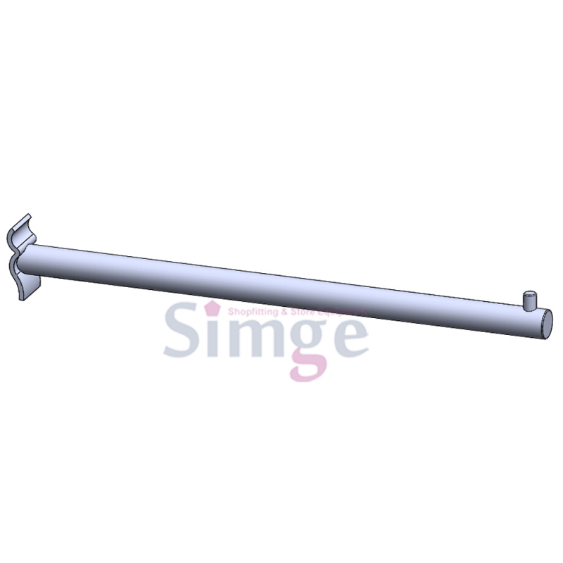 Wavy Aluminum Flat Forward Facing Hanger