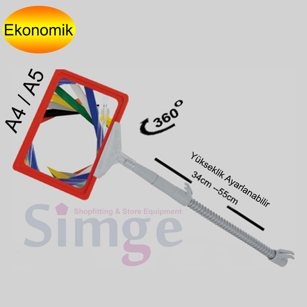 Spring Loaded Label Frame Holder