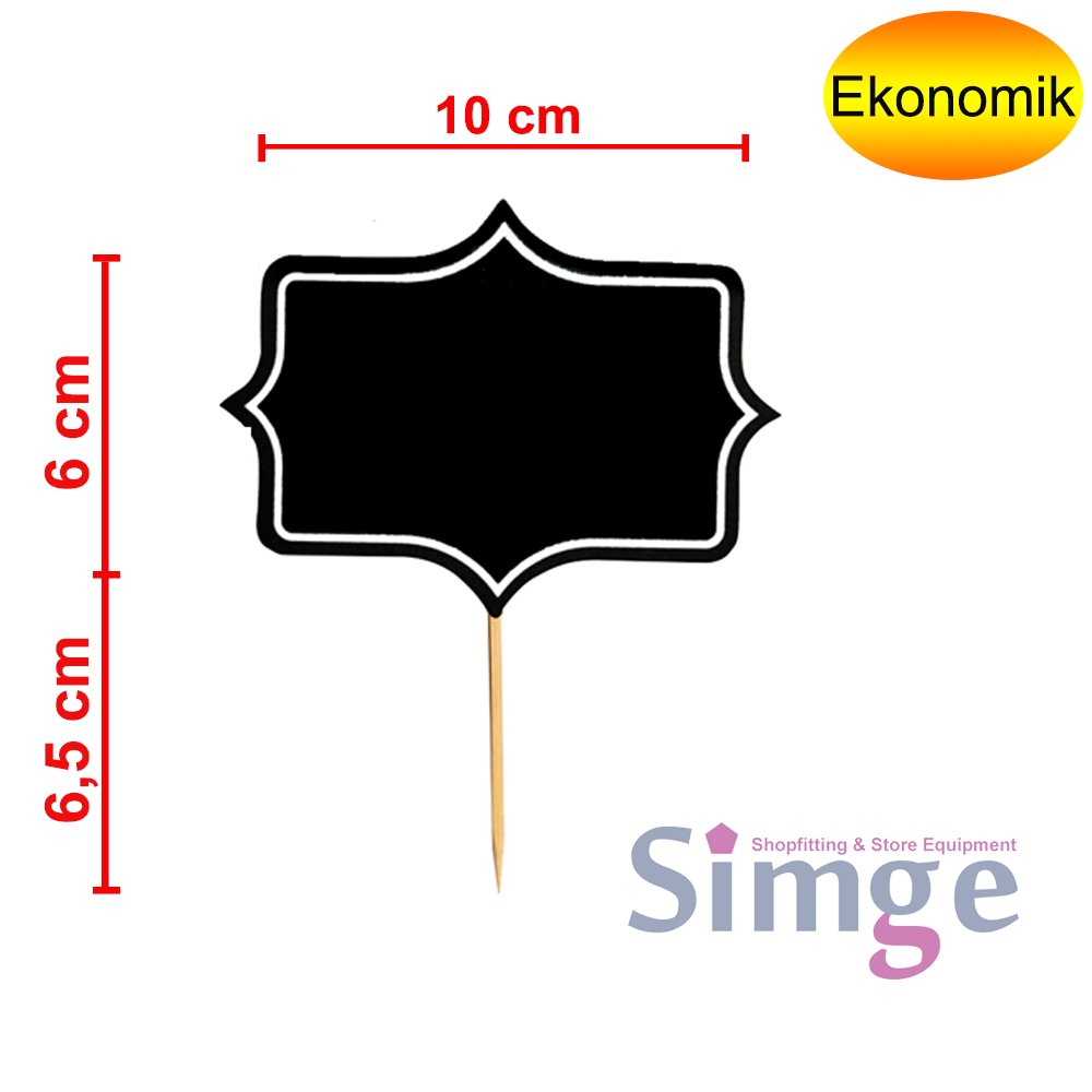 Wooden Stud Price Holder, Market Section Label, Erasable