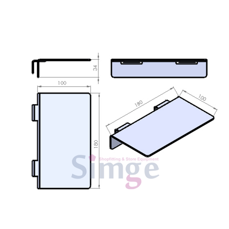 Grid Grid Panel Shelf Systems Shoe Rack
