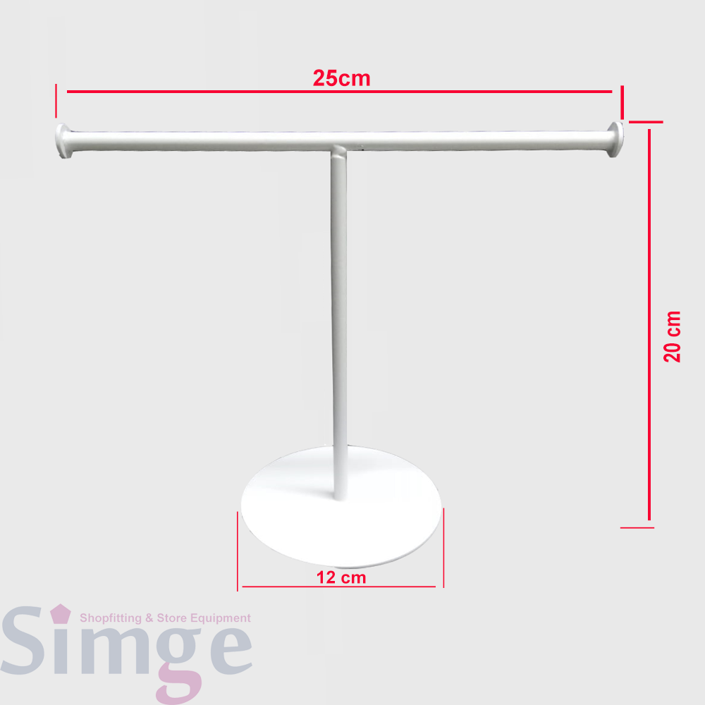 Jewelry Hanger Stand, White