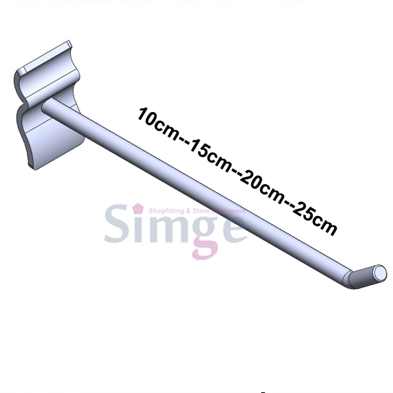 Wavy Aluminum Wire Hanger Rod Hook