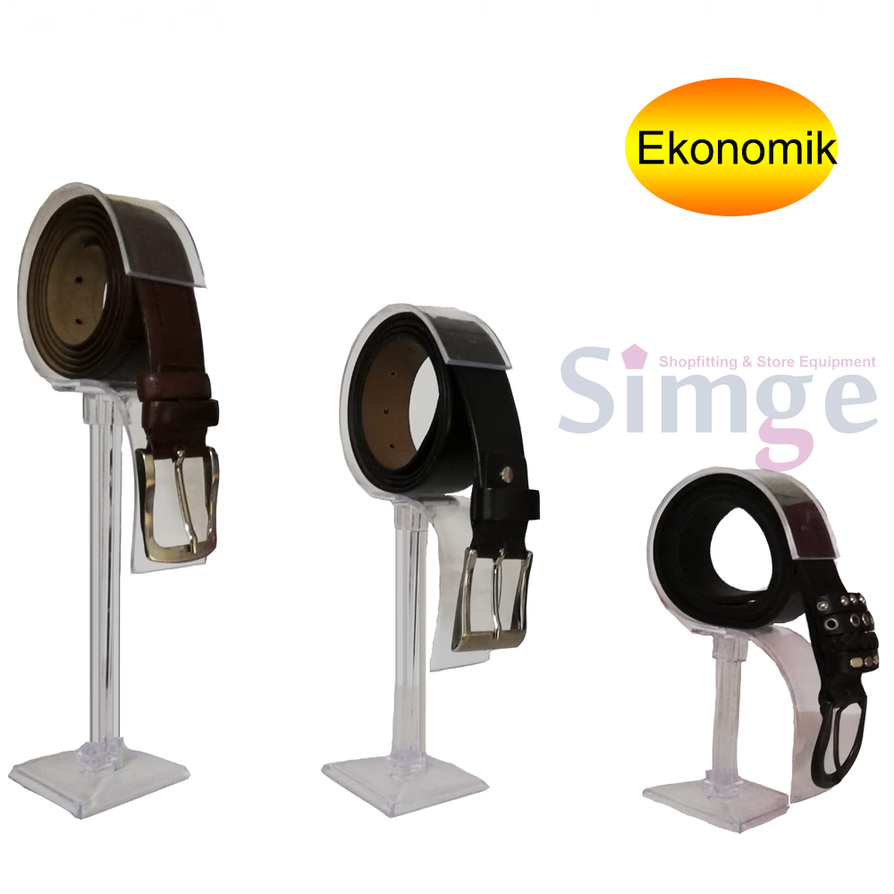 Belt Display Stand Triple Plastic