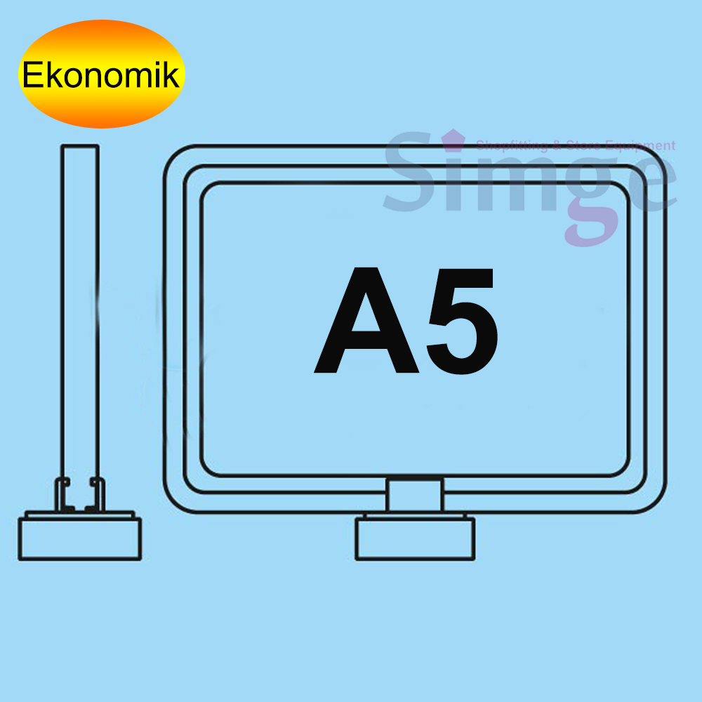 A5 Frame Label Holder with Magnet Holder