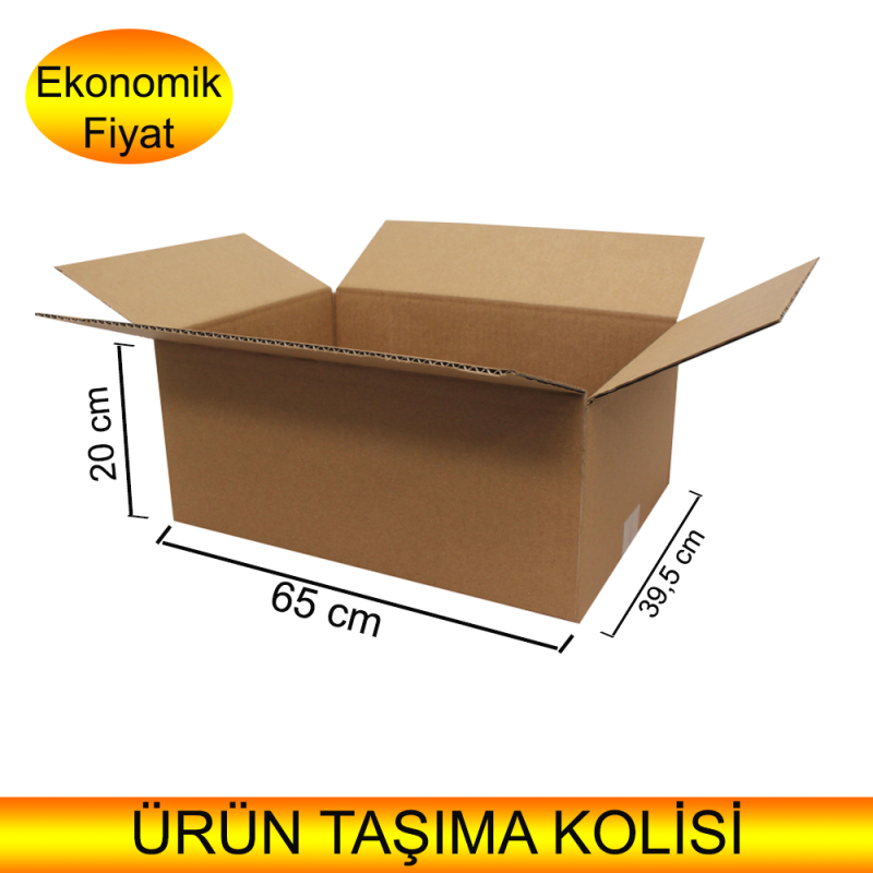 Moving Box, Large Size Cardboard Box 650mm x 395mm x 200mm