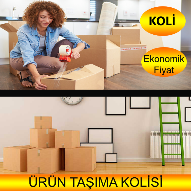 Moving Box, Large Size Cardboard Box 650mm x 395mm x 200mm