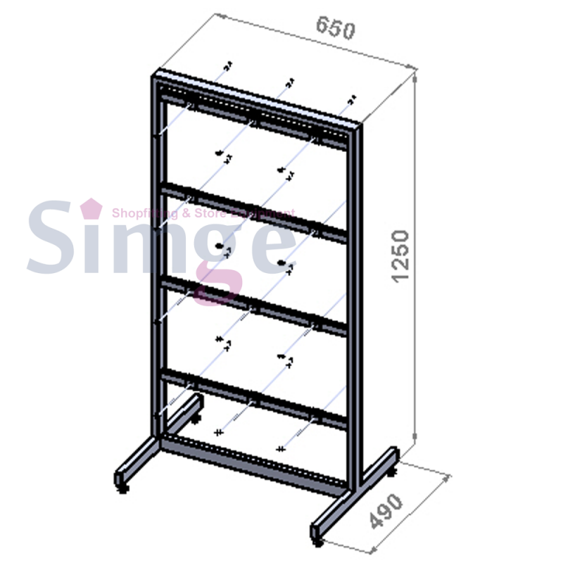  Store Double Sided Socks Stand