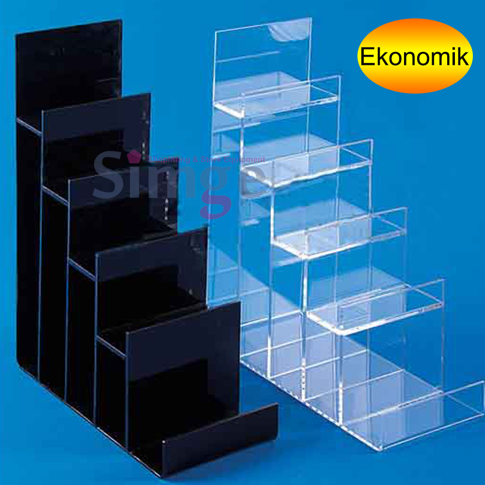 Store Showcase Plastic Wallet and Evening Dress Bag Display Stand