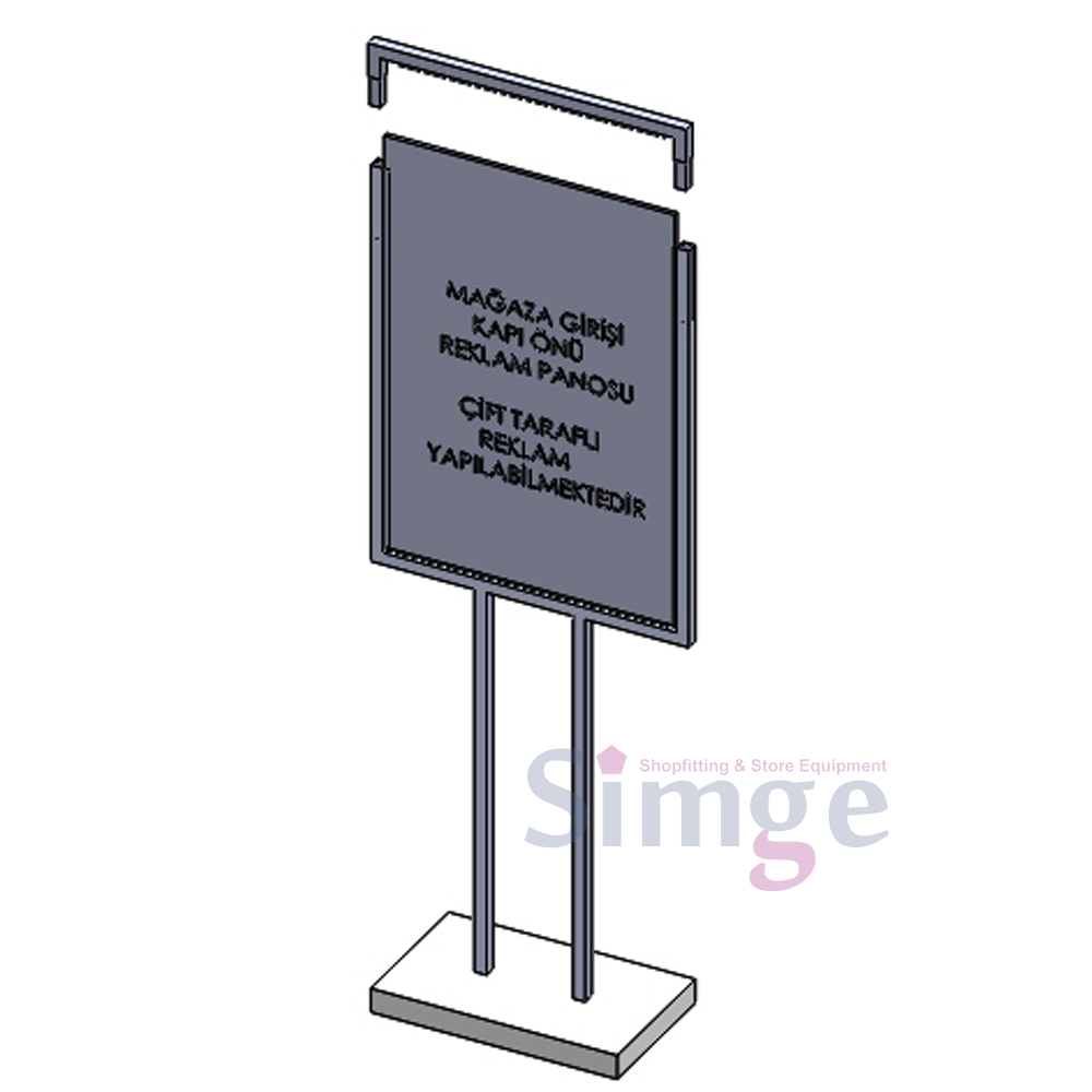 Standing Showcase Advertising Poster Standing Board