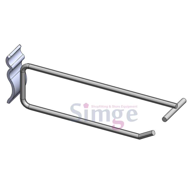 Wire Suspension Rod With Wavy Aluminum Label