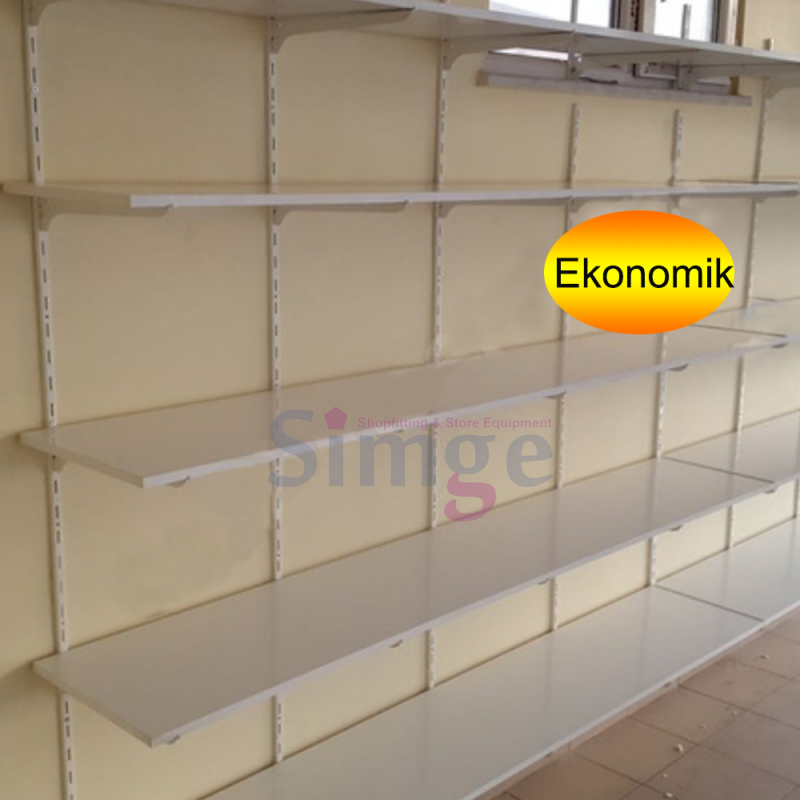 Single Rack Post White