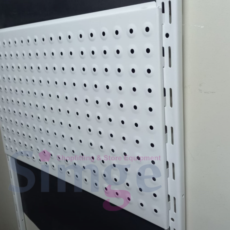 Perforated Panel, Perforated Background Panel - White