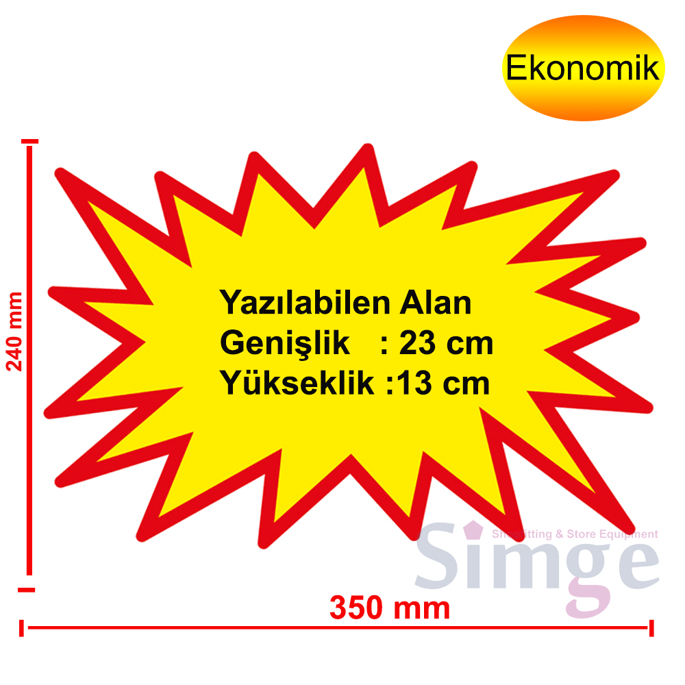 Star Label Large Size, Discount Price Label Holder
